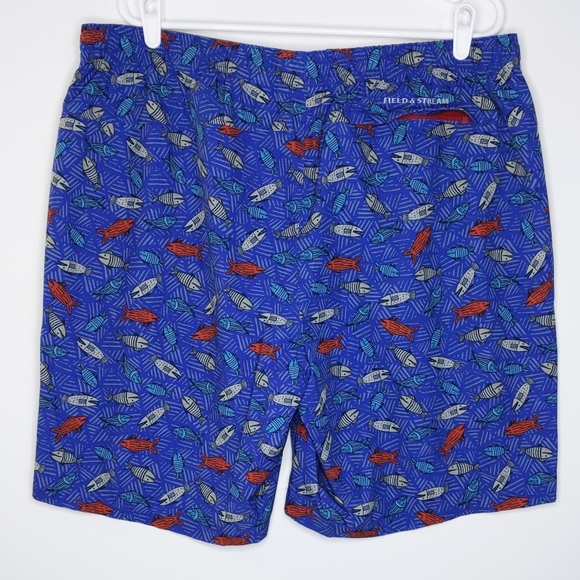 Men's Hybrid Swim Trunks Fishing Board Shorts XL Field & Stream Stretch Flex EUC - Picture 2 of 7